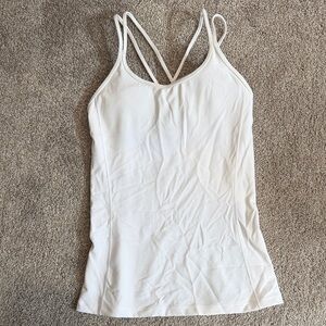 Women's Lululemon White Tank Top